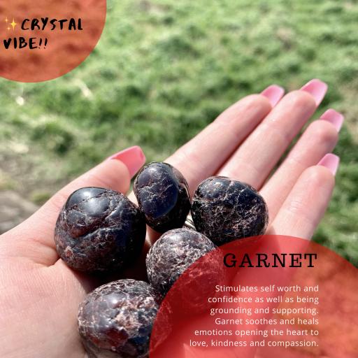 Garnet Large Tumbled Stone