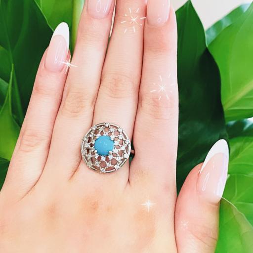 Turquoise Sleeping Beauty Ring